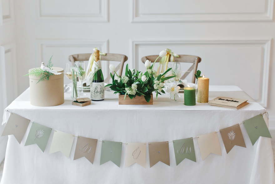 Рустик, Эко в Ресторан / Банкетный зал от All dates box - готовые наборы свадебного декора 6