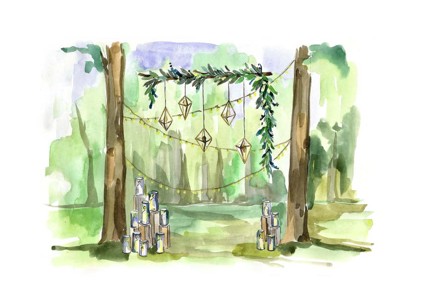 Весенняя / Летняя, Эко в Ресторан / Банкетный зал от Miracle Makers 24