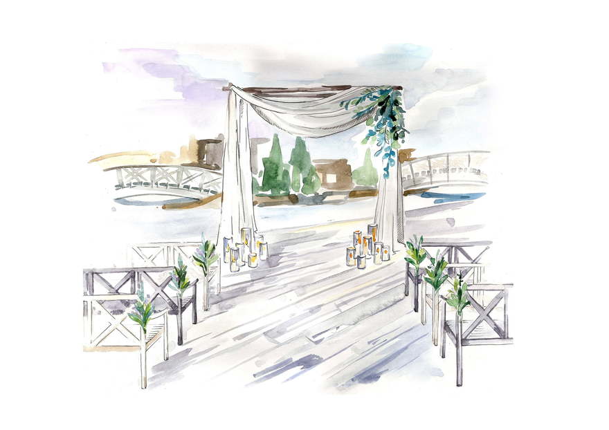 Весенняя / Летняя, Эко в Ресторан / Банкетный зал от Miracle Makers 49