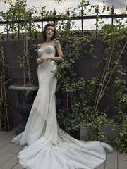 Свадебное платье Naomi, RD-210. Силуэт Рыбка. Цвет Айвори / Капучино. Вид 1