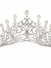 Диадема (кристалл и жемчуг) BT08 от Love Wedding Couture 1