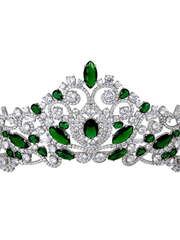 Диадема (изумруд) DLL07I от Love Wedding Couture 1