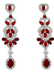 Серьги E2618r из Посеребренная бижутерия от Love Wedding Couture 1