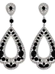 Серьги A6456chb из Посеребренная бижутерия от Love Wedding Couture 1