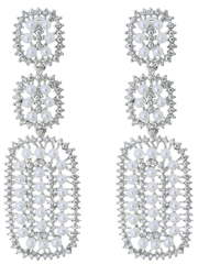 Серьги SDL11 из Посеребренная бижутерия от Love Wedding Couture 1