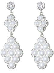 Серьги SDL12 из Посеребренная бижутерия от Love Wedding Couture 1