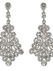 Серьги SDL15 из Посеребренная бижутерия от Love Wedding Couture 1