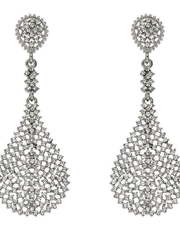 Серьги SDL24 из Посеребренная бижутерия от Love Wedding Couture 1