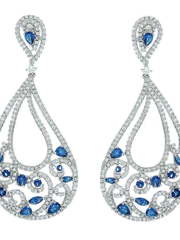 Серьги SE12262s из Посеребренная бижутерия от Love Wedding Couture 1