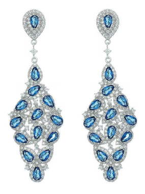 Серьги SE12239s из Посеребренная бижутерия от Love Wedding Couture 1