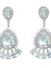 Серьги SES08188 из Посеребренная бижутерия от Love Wedding Couture 1