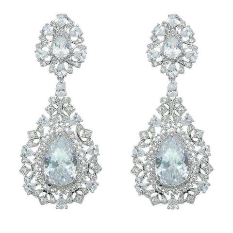 Серьги SE02928 из Посеребренная бижутерия от Love Wedding Couture 1