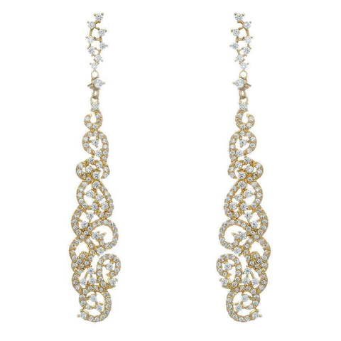 Серьги SE11395g из Позолоченная бижутерия от Love Wedding Couture 1