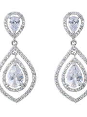 Серьги клипсы C29186 из Посеребренная бижутерия от Love Wedding Couture 1