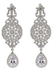 Серьги A10147 из Посеребренная бижутерия от Love Wedding Couture 1