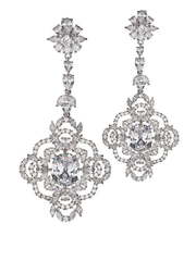 Серьги A64186-1 из Посеребренная бижутерия от Love Wedding Couture 1