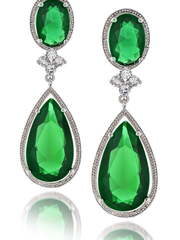 Серьги A6811 из Посеребренная бижутерия от Love Wedding Couture 1