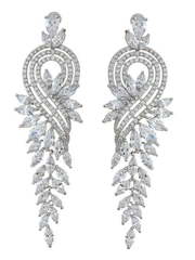 Серьги A6201 из Посеребренная бижутерия от Love Wedding Couture 1