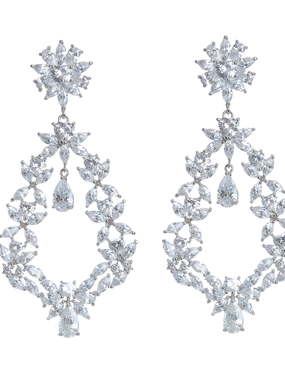 Серьги A8382 из Посеребренная бижутерия от Love Wedding Couture 1