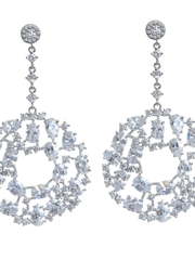 Серьги A65193 из Посеребренная бижутерия от Love Wedding Couture 1