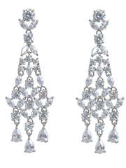 Серьги A8708 из Посеребренная бижутерия от Love Wedding Couture 1