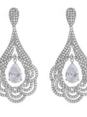 Серьги A9784 из Посеребренная бижутерия от Love Wedding Couture 1