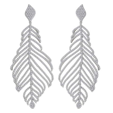 Серьги A10095 из Посеребренная бижутерия от Love Wedding Couture 1