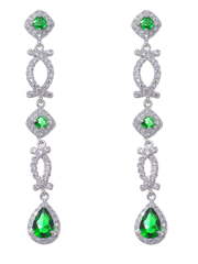 Серьги SE12208i из Посеребренная бижутерия от Love Wedding Couture 1