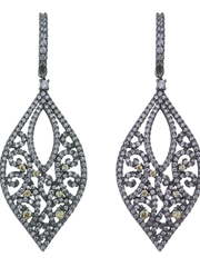 Серьги SE12261b из Посеребренная бижутерия от Love Wedding Couture 1