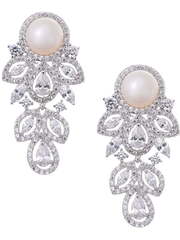 Серьги BE8113 из Посеребренная бижутерия от Love Wedding Couture 1