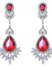 Серьги  BE803r из Посеребренная бижутерия от Love Wedding Couture 1