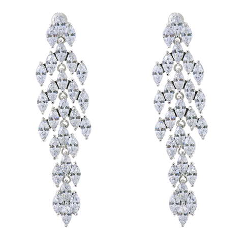 Серьги GLE4840 из Посеребренная бижутерия от Love Wedding Couture 1