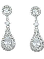 Серьги  ME007 из Посеребренная бижутерия от Love Wedding Couture 1