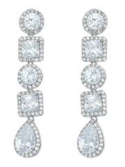 Серьги BE88313 из Посеребренная бижутерия от Love Wedding Couture 1