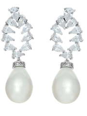 Серьги BE88100 из Посеребренная бижутерия от Love Wedding Couture 1