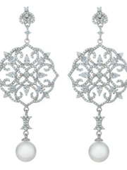 Серьги  A10148 из Посеребренная бижутерия от Love Wedding Couture 1