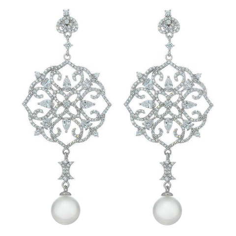 Серьги  A10148 из Посеребренная бижутерия от Love Wedding Couture 1
