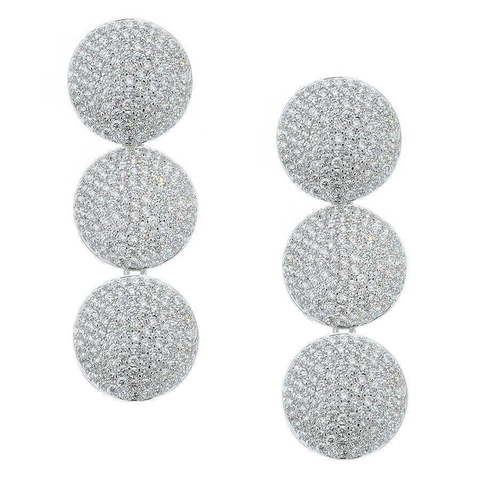 Серьги SE07277 из Посеребренная бижутерия от Love Wedding Couture 1