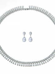 Комплект колье и серьги N42 из Посеребренная бижутерия от Love Wedding Couture 1