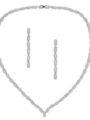 Комплект колье и серьги SN03553 из Посеребренная бижутерия от Love Wedding Couture 1