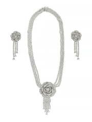 Комплект колье и серьги SN02327 из Посеребренная бижутерия от Love Wedding Couture 1