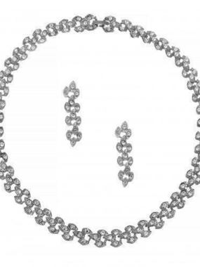 Комплект колье и серьги NB18 из Посеребренная бижутерия от Love Wedding Couture 1