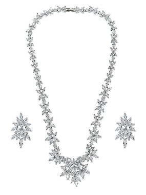 Комплект колье и серьги N46 из Посеребренная бижутерия от Love Wedding Couture 1