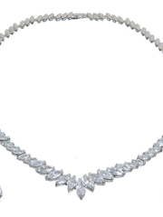 Комплект колье и серьги N25 из Посеребренная бижутерия от Love Wedding Couture 1