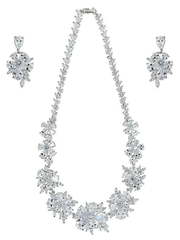 Комплект колье и серьги N31 из Посеребренная бижутерия от Love Wedding Couture 1