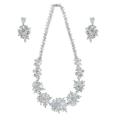 Комплект колье и серьги N31 из Посеребренная бижутерия от Love Wedding Couture 1