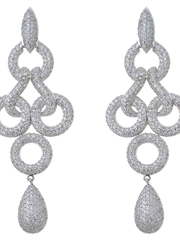 Серьги SE07398 из Посеребренная бижутерия от Love Wedding Couture 1