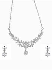 Комплект колье и серьги N54 из Посеребренная бижутерия от Love Wedding Couture 1