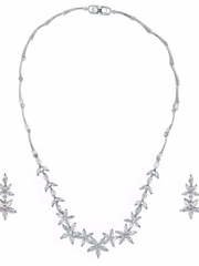 Комплект колье и серьги N56 из Посеребренная бижутерия от Love Wedding Couture 1