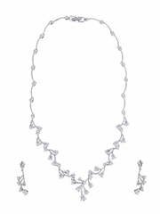 Комплект колье и серьги N57 из Посеребренная бижутерия от Love Wedding Couture 1